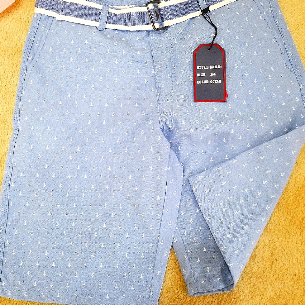 Men's TRUE ROCK Blue Printed Shorts